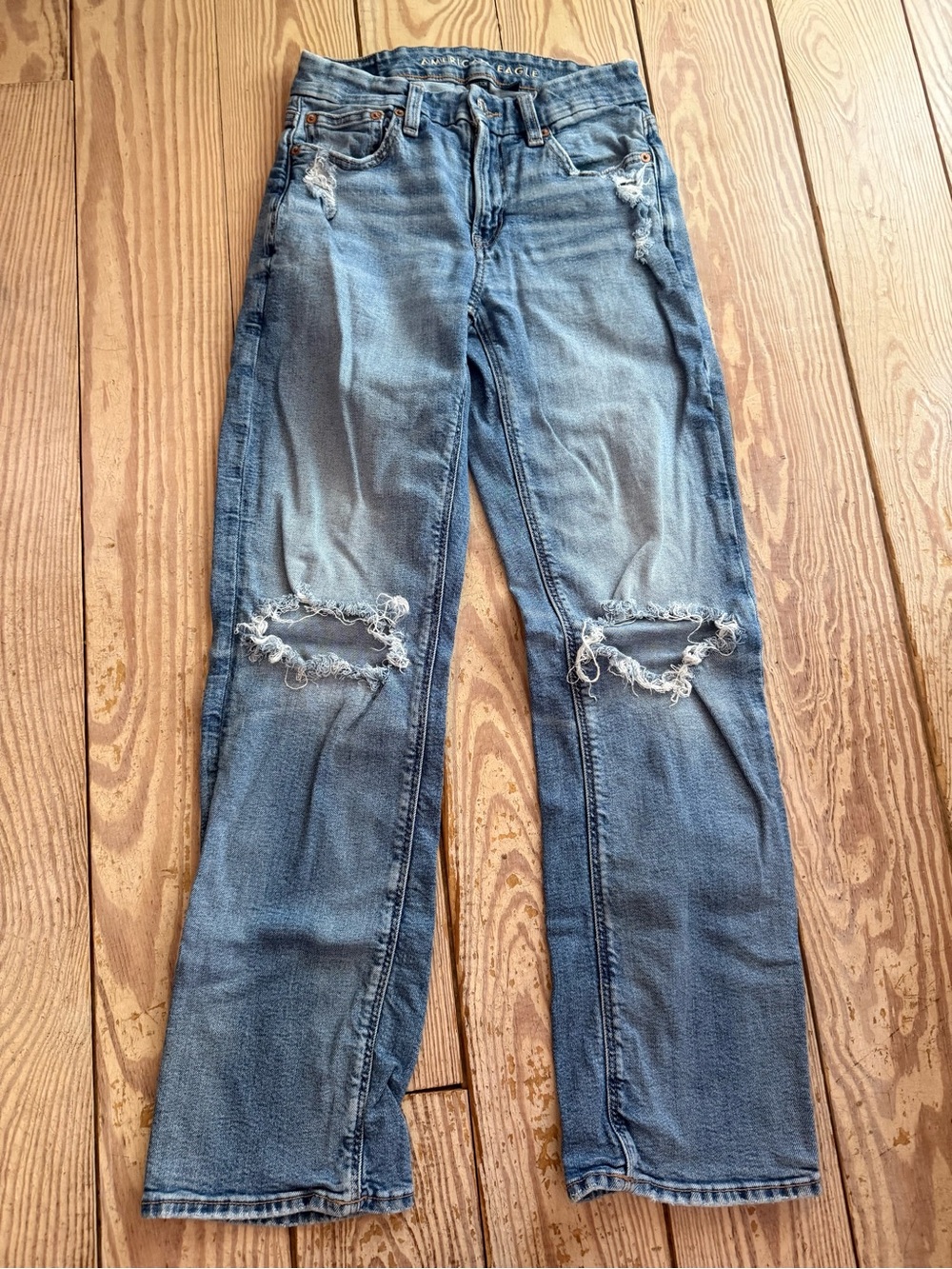 American Eagle Curvy Straight Jeans Size 2
